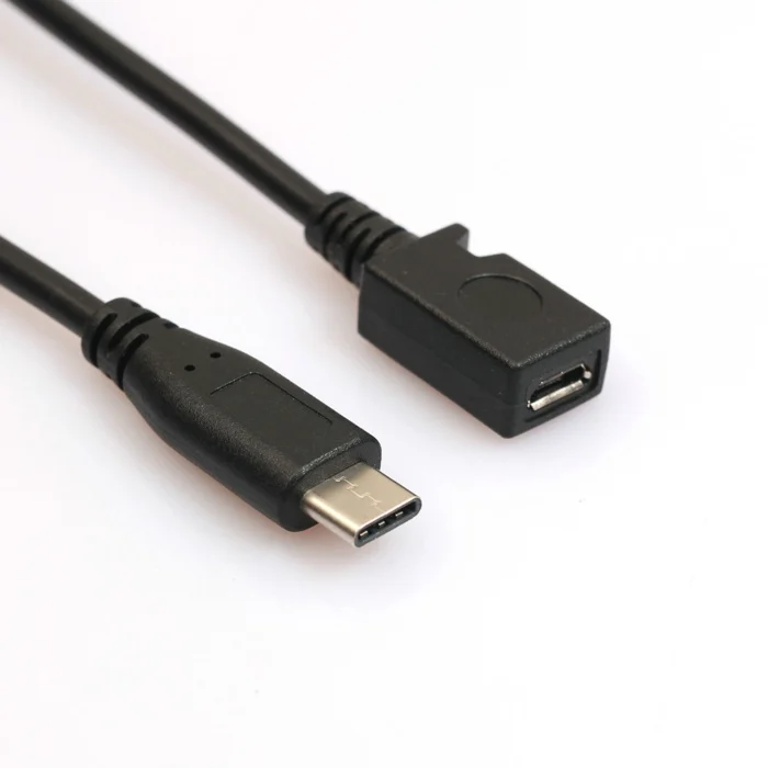 USB 3 1 Type C кабель конвертер 100 шт./лот 25 см с разъемом Папа Micro и Мама папа для C|type-c