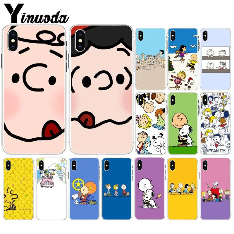 Yinuoda Прозрачный мягкий силиконовый чехол для телефона из ТПУ Apple iPhone 8 7 6 6S Plus X XS MAX 5