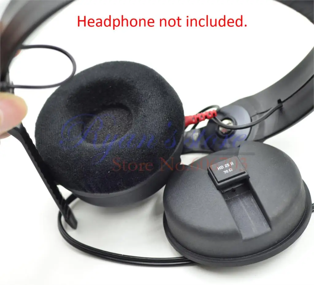 Сменные амбушюры для наушников Sennheiser HD 25 1 HD25 1ii HD25SP HMD25 HME25 HMEC25 HMEC45|leatherette