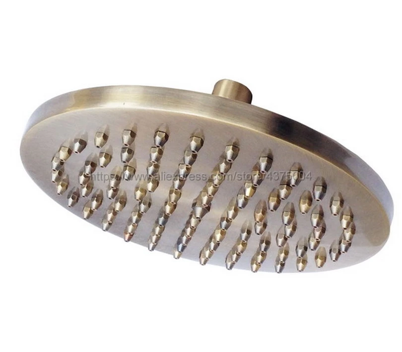 Круглая винтажная душевая лейка для ванной комнаты 8 дюймовый античный бронзовый
