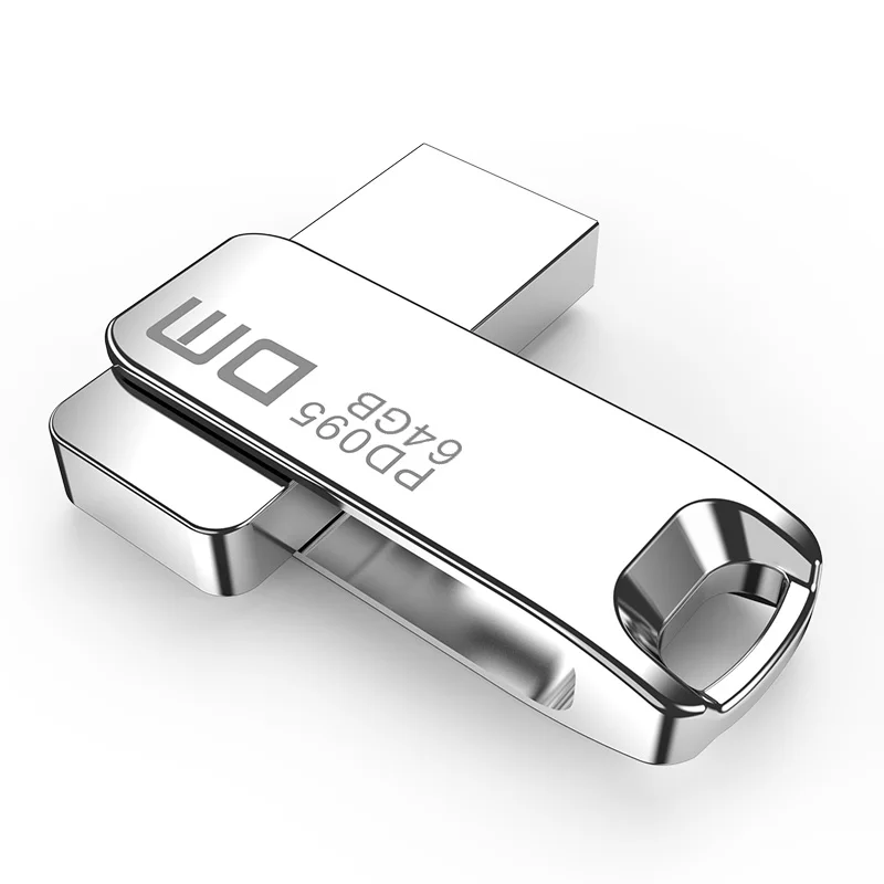 DM PD095 USB флеш накопитель 32 Гб металлический Флешка USB2.0 карта памяти 64 ручка