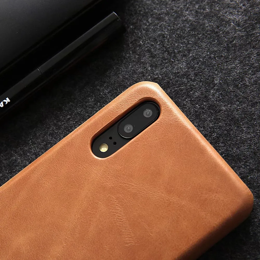 Ультратонкий чехол из натуральной кожи для huawei P30|Бамперы| |