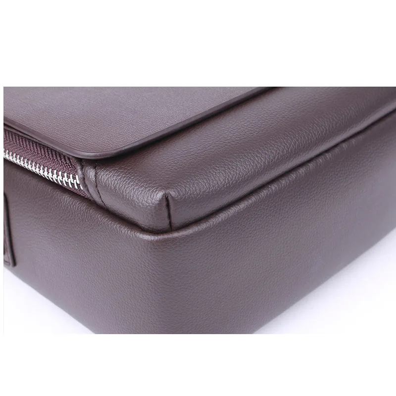 New Arrived Luxury Brand Men's Messenger Bag Vintage PU Leather Shoulder Bag Handsome Crossbody Handbags Free Shipping images - 6