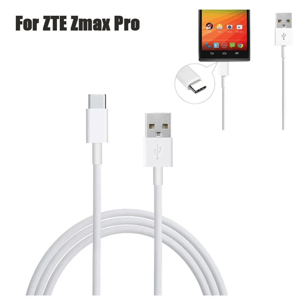 Универсальный C type c подходит для телефонов lg samsung huawei xiaomi USB-C USB 3,1 type c кабель для зарядки и передачи данных для zte Zmax Pro Z981 z7 - Тип штекера: Универсальный
