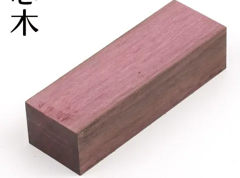 Purple Heart 12x4x3 см деревянная ручка заготовки рукоятки ножа части ручка материал DIY части - Цвет: Purple Heart