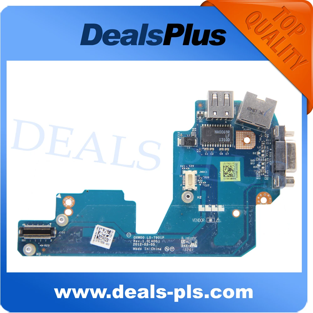 Замена кнопки Улучшенный Эргономичный дизайн USB Ethernet доска для Dell Latitude E5430 VGA DP/N