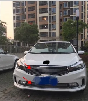 Алюминиевые грили для передних и гонок крышка гриля подходит KIA K3 Cerato Forte 2016|racing