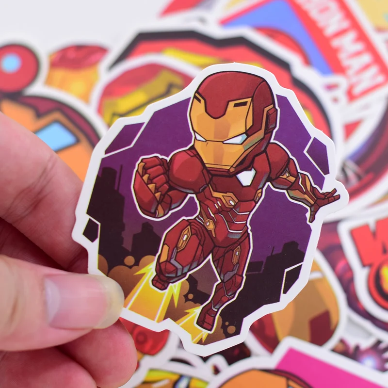 35 шт./компл. Ironman наклейка Забавная детская игрушка s для ноутбука багаж на