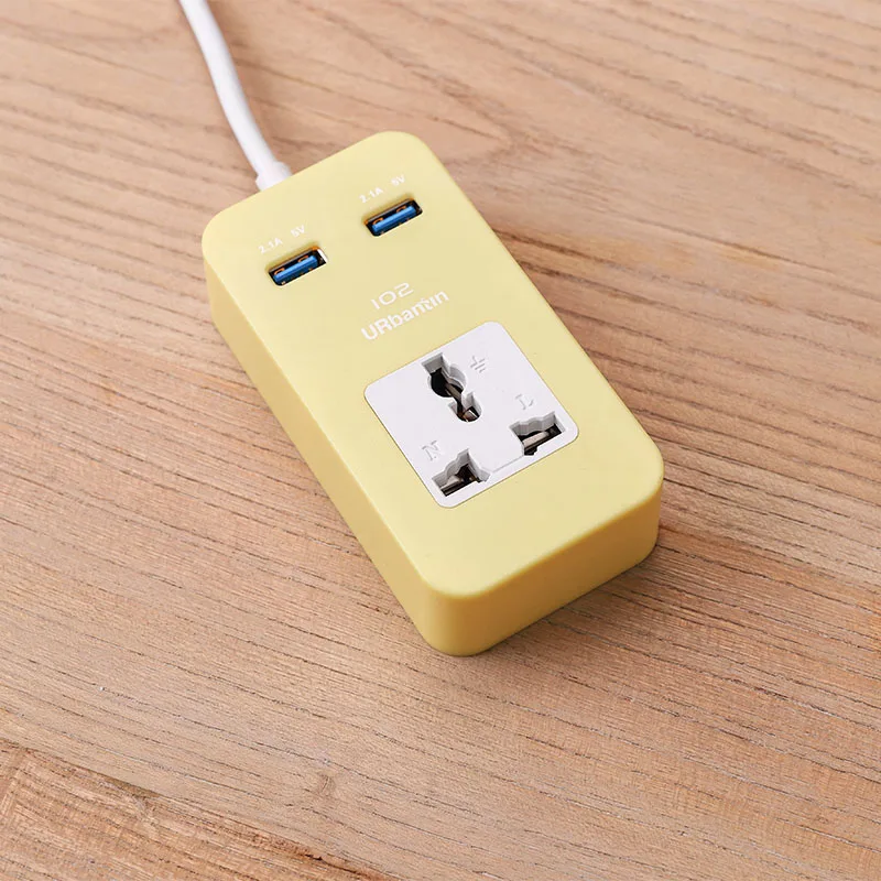Быстрое зарядное устройство Musubo 2 USB для iPhone 8, 7 Plus, 6, Xiaomi, samsung, S9, S8, зарядное устройство для телефона s+ 1 розетка, стандартный штекер, розетка - Тип штекера: Yellow