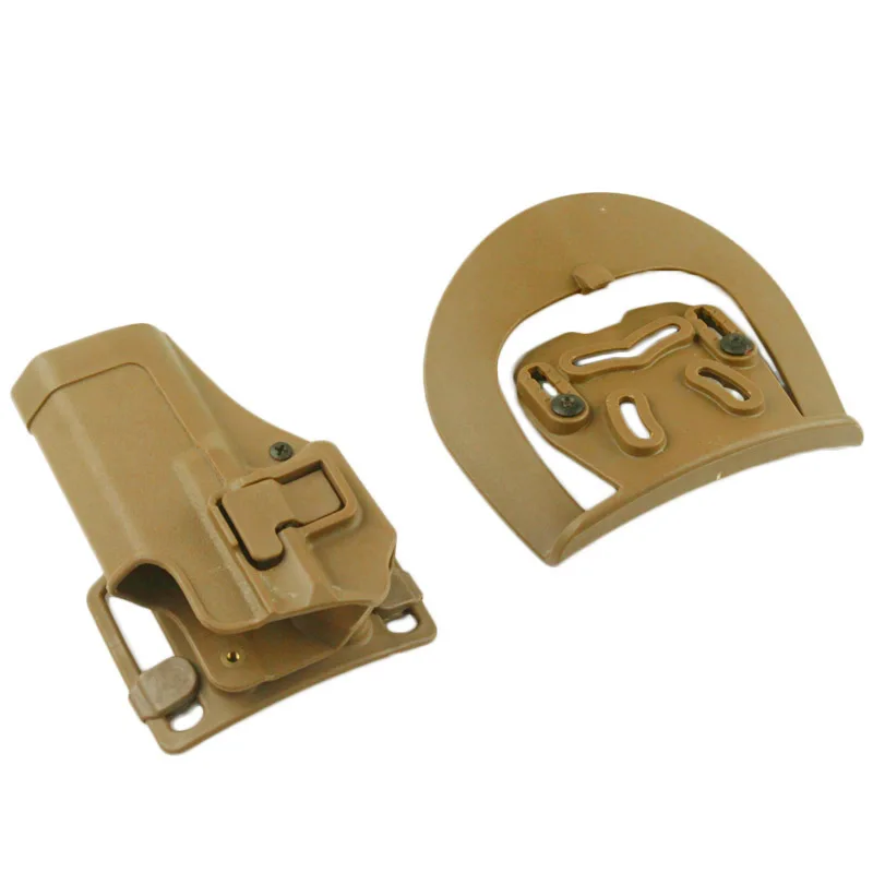 Тактический военный cqc Airsoft БЫСТРО рисовать правой кобуры пистолет ж/весло пояс для Glock 17 18 19 23 26 32