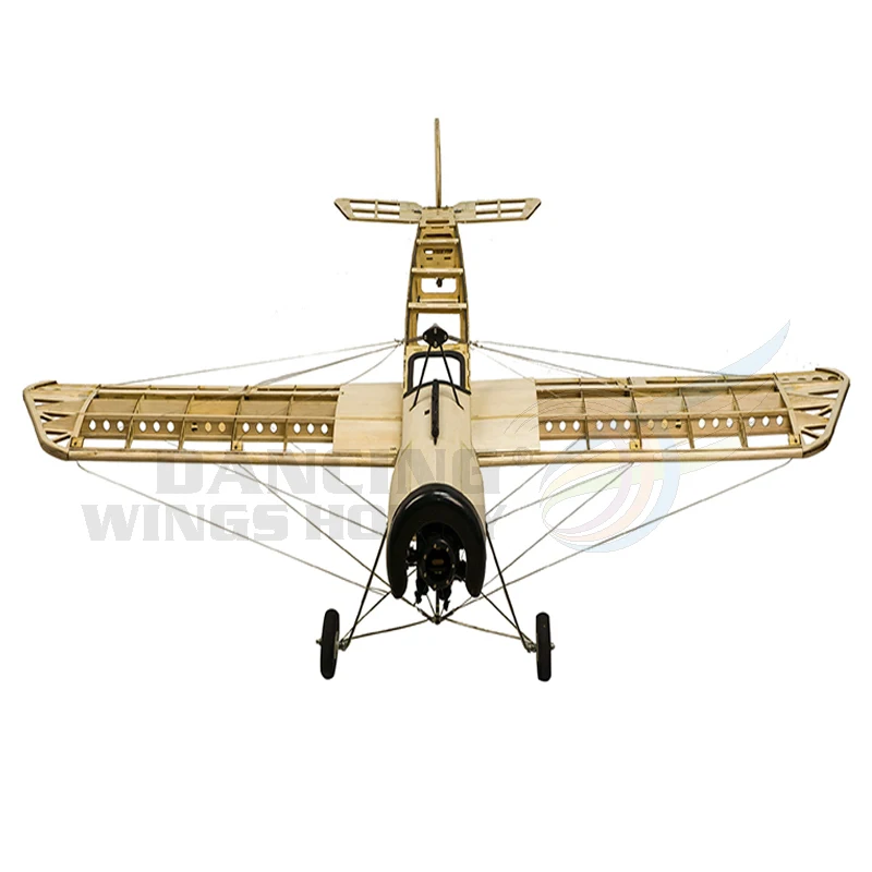 1 2 м Fokker E RC самолет Balsawood лазерная резка разобранный деревянный EP мощность