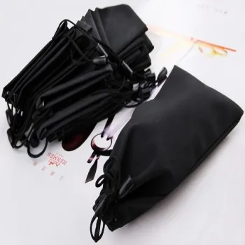 

Free Shipping Wholesale 50Pcs Black Sunglass Eye Glass Cloth Pouch Bag Case 7x3" FASHION #90437