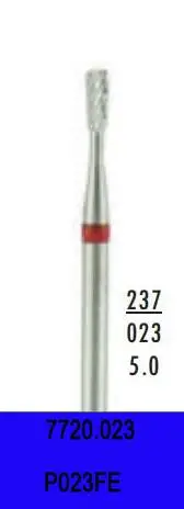 P023FE 10 шт./лот 3/3" хвостовик из карбида вольфрама фрезы Стоматологическая лаборатория hp керамика Акрил Отделка фрезерные боры абразивные материалы - Цвет: P023FE
