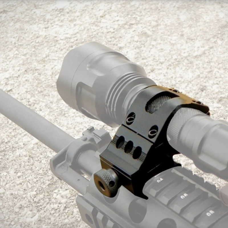 1&quot 25mm Offset Scope Ring with 20mm Picatinny/Weaver Rail Mount Flashlight Torch Laser for RL2-0002 | Спорт и развлечения