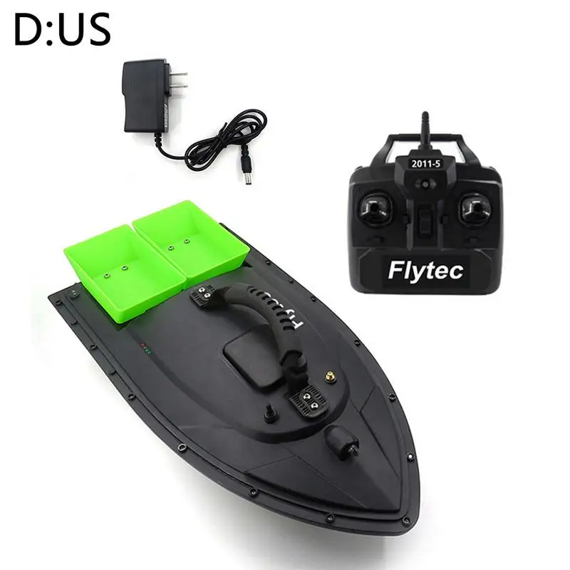 Green US Flytec рыболовный инструмент Смарт RC приманка лодка игрушка цифровая автоматическая Частотная Модуляция Дистанционное радиоуправление устройство рыболокаторы игрушки - Цвет: Green US