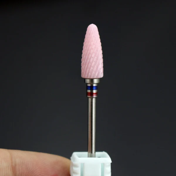 Pink 3 ERUIKA 26 типов черный розовый керамический сверло для ногтей роторное бурение Электрический Фрезер для маникюра педикюра дрель аксессуар инструмент - Цвет: Pink 3