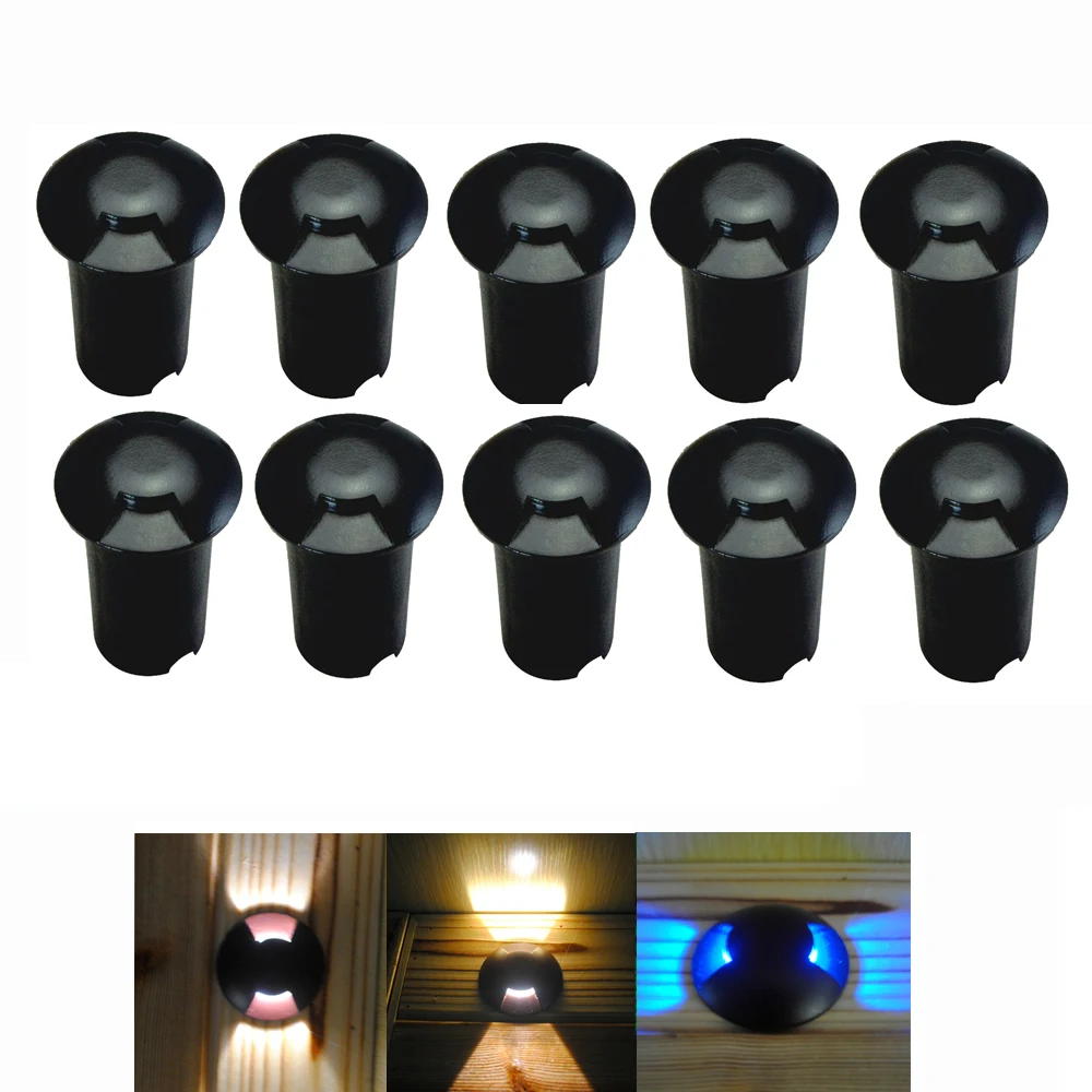 Комплект из 10 светодиодных напольных ламп водонепроницаемый садовый напольный