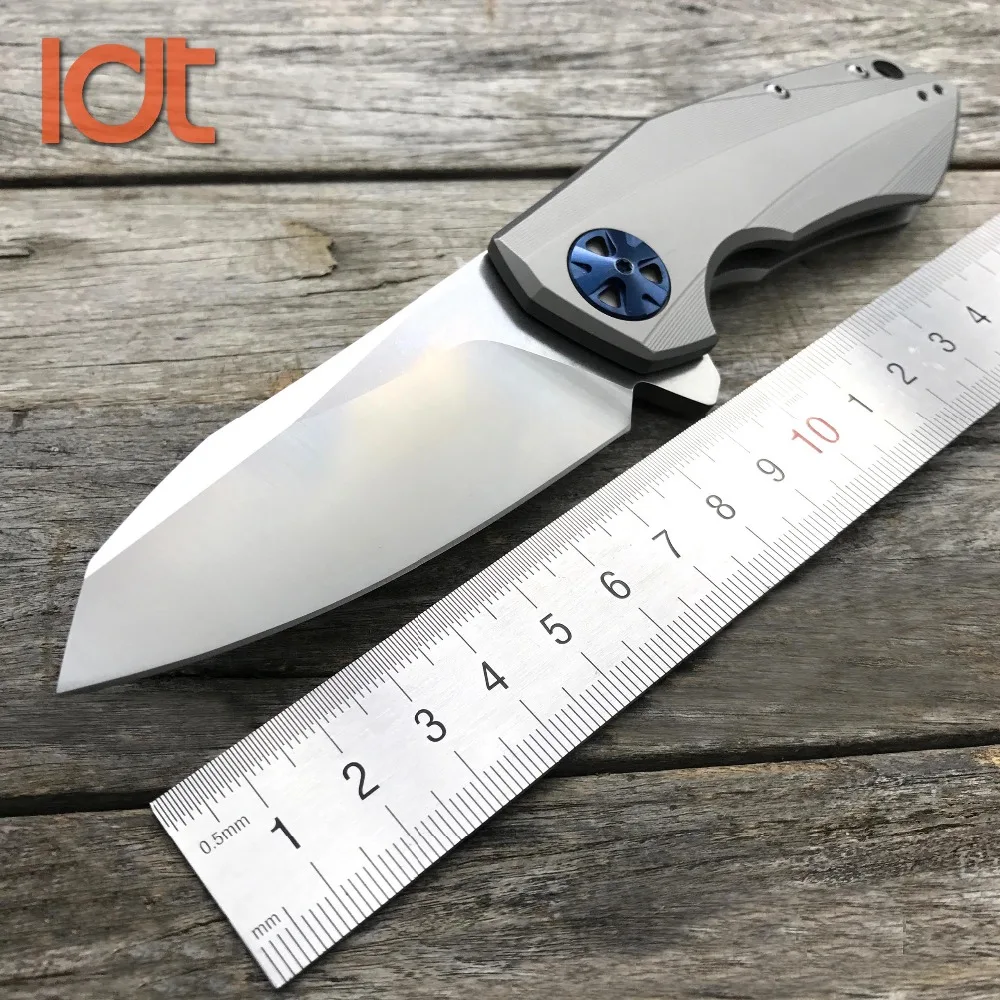 Складные ножи LDT 0456 CTS 204P с титановой ручкой шариковый подшипник Походный нож