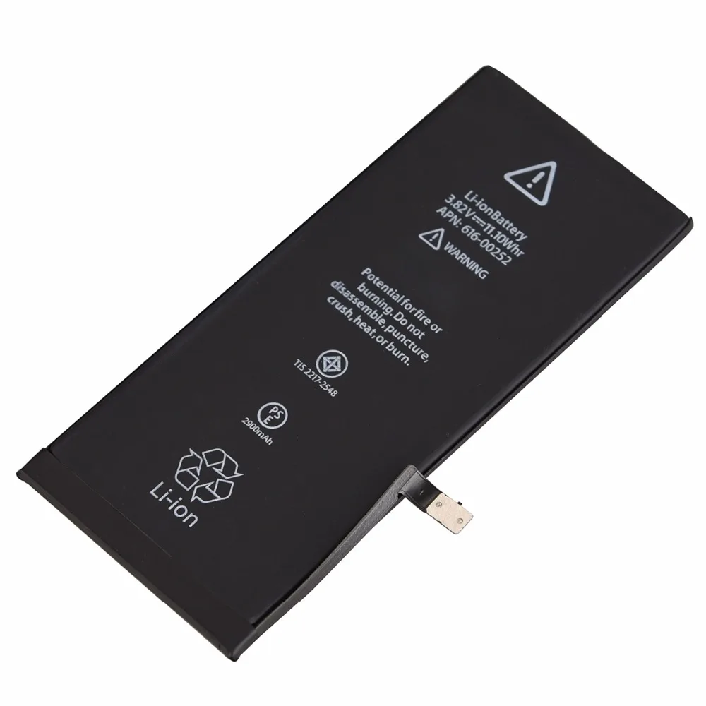 100% Новая батарея для iPhone 7 Plus 2900mAh литий ионная внутренняя замена мобильный