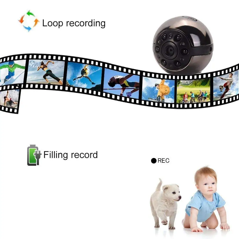 SQ9 полный HD1080P Mini DV камера видеорегистратор мини видеокамеры с Ночное видение и