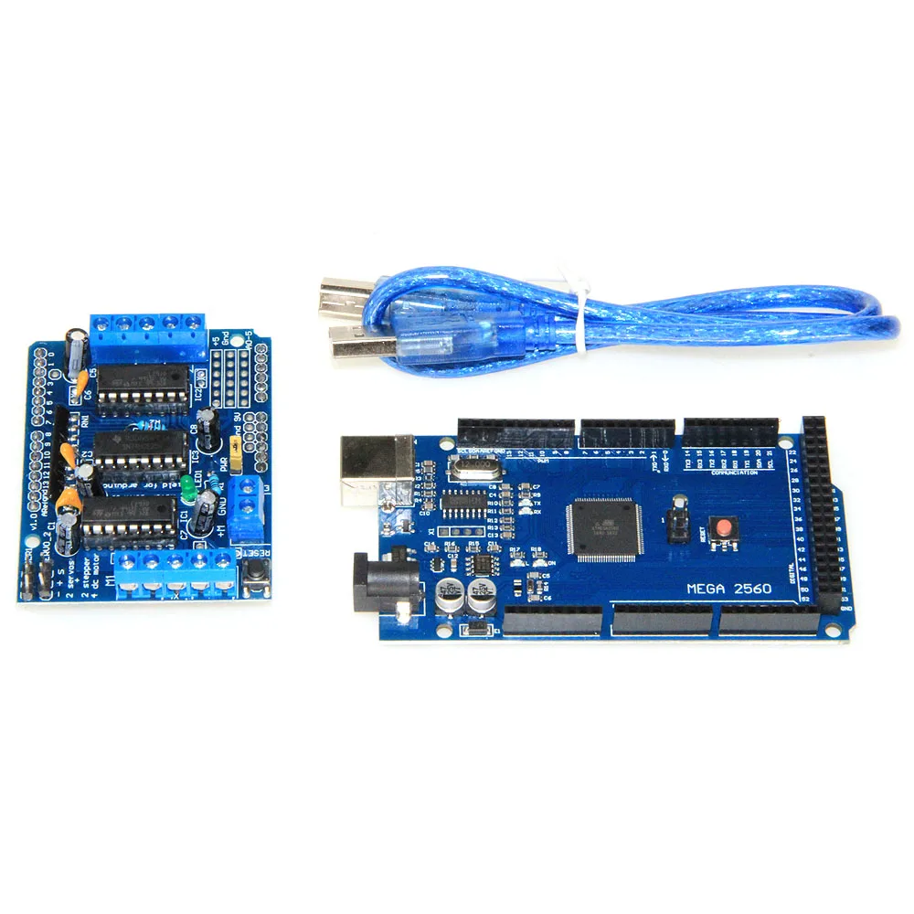 Плата расширения L293D с мотором для arduino Mega 2560 R3 Mega2560 REV3 и usb-кабелем | Электроника