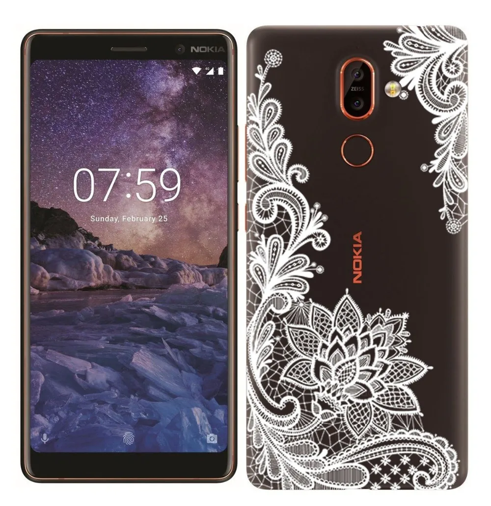 Силиконовый чехол для Nokia 7 Plus 2 1 3 5 6 мягкий ТПУ 8 прозрачный X6 |