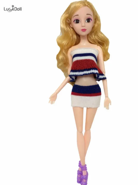 Кукла LUCKDOLL высокое качество ручная работа Новая Одежда для кукол вязаный