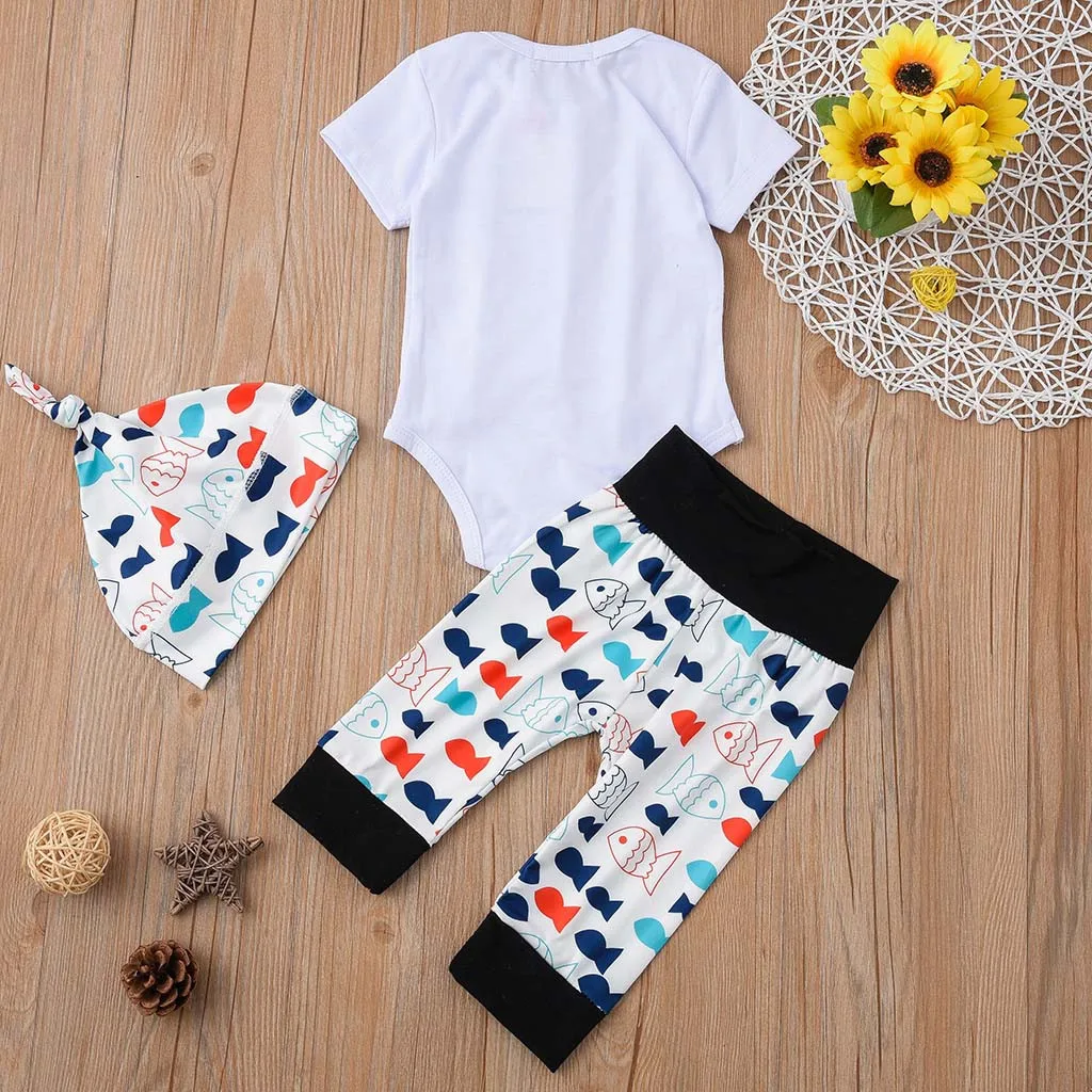 Комплект из 3 предметов в полоску простой стиль комбинезон с буквенным принтом