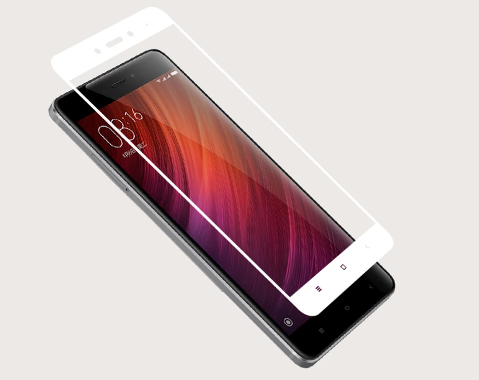Стекло WellZly для xiaomi redmi 4x Защитное стекло закаленное на весь экран закаленная