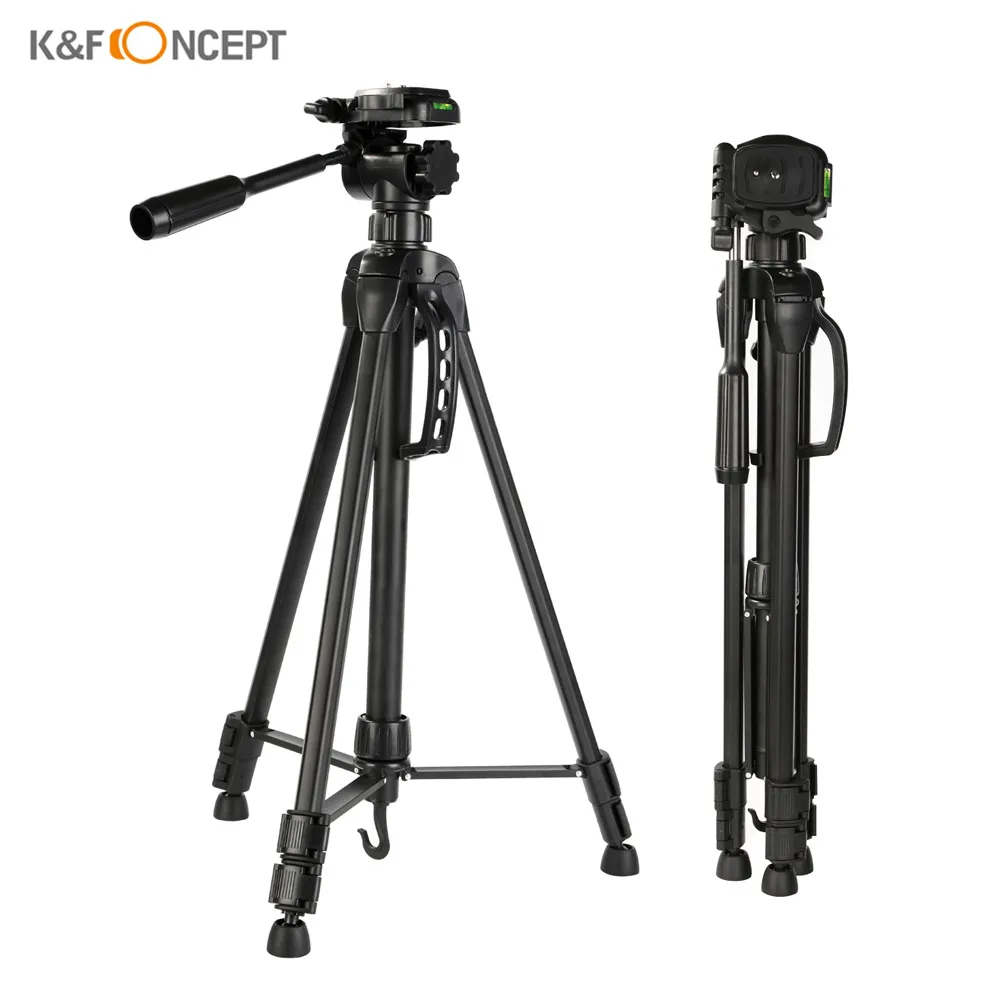 K& F концепция 6" легкий дорожный треножник для камеры Компактный алюминиевый сплав складной штатив подставка для Canon Nikon sony DSLR камеры
