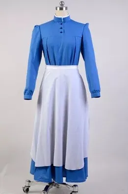 Костюм горничной Howl's Move Castle Howl no Ugoku Shiro Sophie Hatter Pendragon костюм для косплея|Костюмы