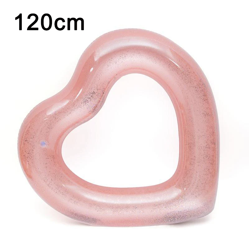 rose pink 120cm Kiwi оранжевое фруктовое розовое блестящее кольцо для плавания в бассейне, с блестками, для пляжа, веселые, вечерние, водные игрушки INS boia - Цвет: rose pink 120cm