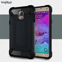 For Samsung Galaxy Note Cover Anti-knock Silicone Plastic Case For Samsung Galaxy Note Case Note4 N9100 For Samsung Note4