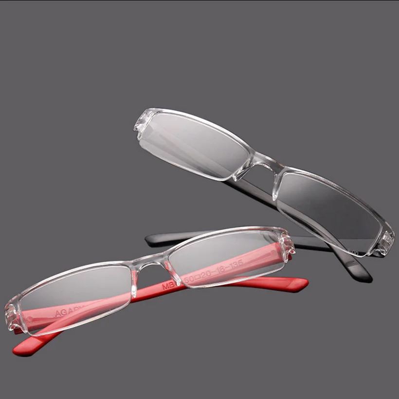 Модные полу кадр очки для чтения мужчин и женщин читателей небольшой ультра