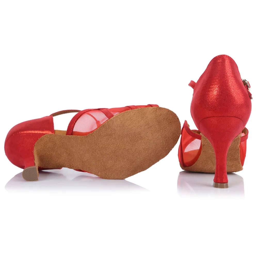 Популярные Туфли для латинских танцев Rhinestone Танцы обуви Танго женская обувь