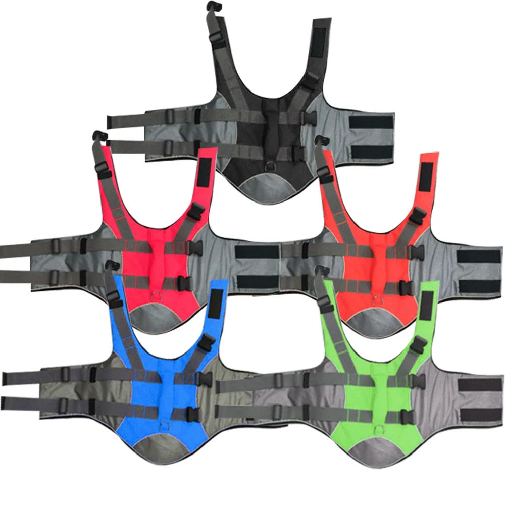 Pet Dog Life Jacket Safety Clothes Vest Collar Harness Saver Swimming Preserver Summer Swimwear |