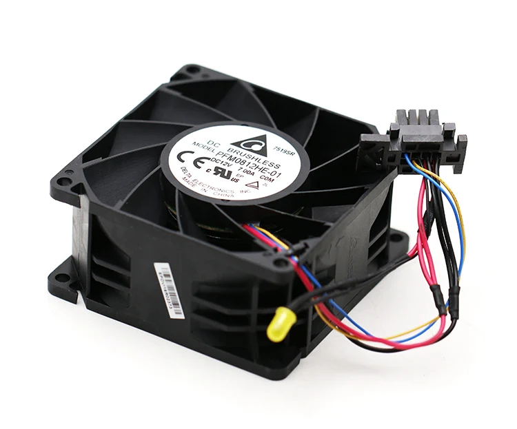 Новый Для delta PFM0812HE-01 A01 DC 12V 7.00A 80x80x38 мм сервер мощный осевой вентилятор охлаждения