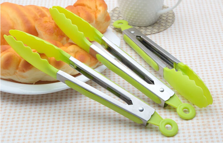 Новые кухонные щипцы приготовление блюд из нержавеющей стали инструмент против