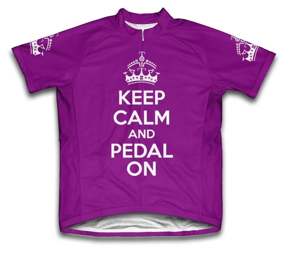 Новинка 2021 синяя забавная велосипедная футболка с надписью Keep CALM AND RIDE на