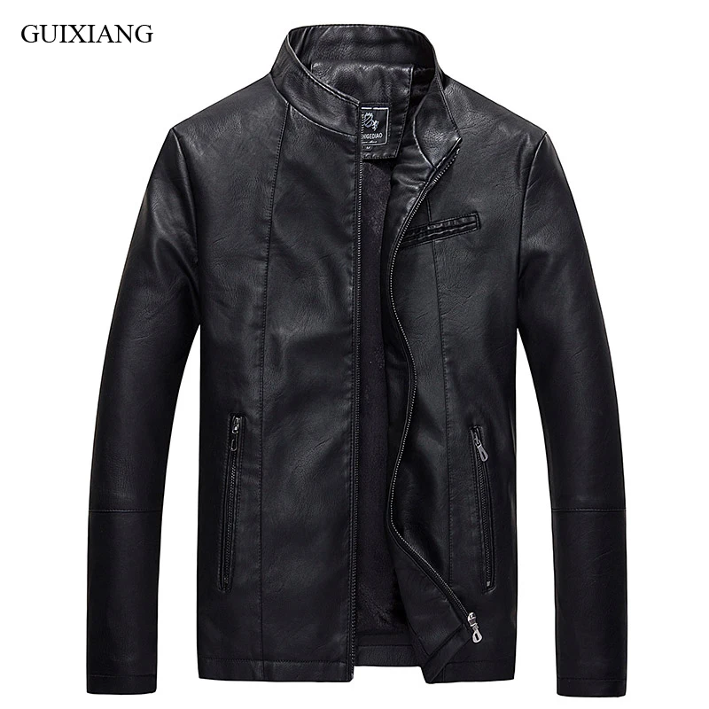 2019 Новое поступление осенний стиль мужской бутик кожаный жакет пальто модное