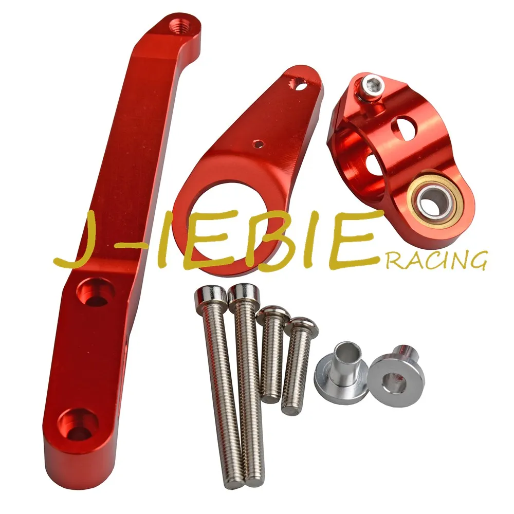 Кронштейн стабилизатора рулевого демпфера CNC для Honda CBR954RR CBR 954 RR 2002-2003 красный |