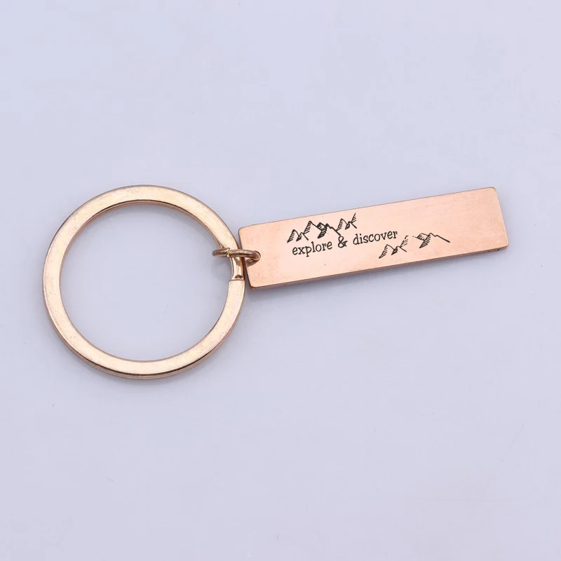 Новые модные брелки с гравировкой исследуйте и откройте для себя брелок ключей