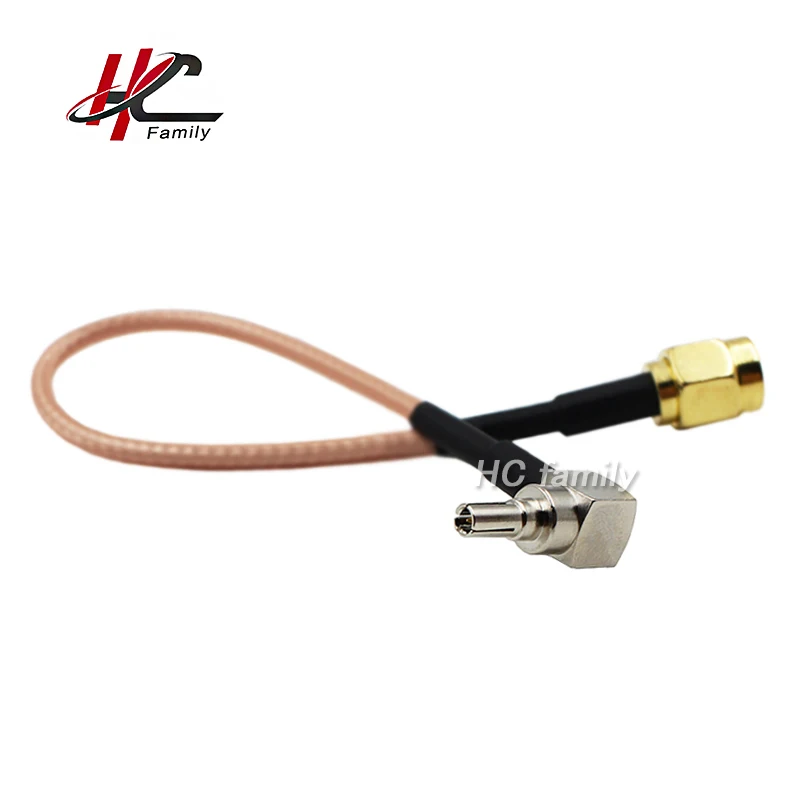 3g HUAWI модем адаптер CRC9 мужской правый угол к RP SMA штекер косички кабель RG316 15 см 6 дюймов