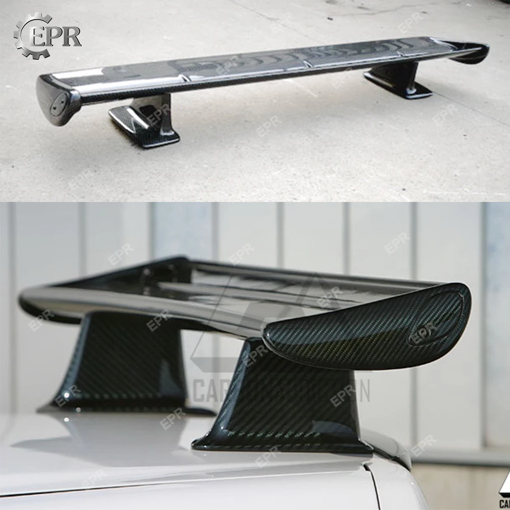 Для Nissan Skyline R34 GTR OEM карбоновый задний набор спойлеров обвес для GTR R34 карбоновый спойлер(лезвие+ колпачки+ подставка