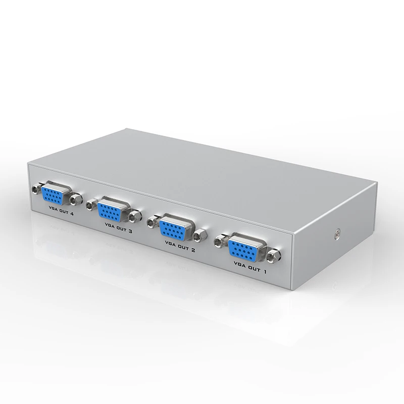 MT-VIKI 4Port VGA Splitter One in four out host monitors HD video computer monitor splitter MT-1504 | Компьютеры и офис