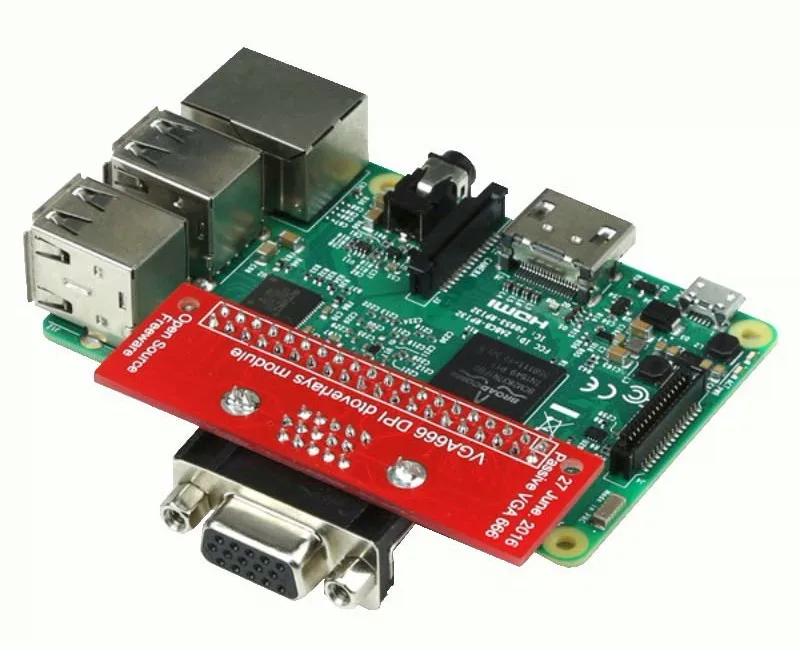 Адаптер VGA 666 для Raspberry Pi A+ B+ Raspberry Pi 3 Model B+ RPI 3 Модель B plus Raspberry Pi Zero Gert-vga-адаптер