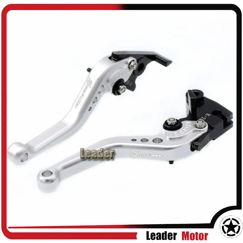 Серебристый Для HONDA CBR 1100XX CBR1100XX CBR1100 XX 1997-2007 Аксессуары для мотоциклов Короткие сцепные рычаги - Цвет: Серебристый