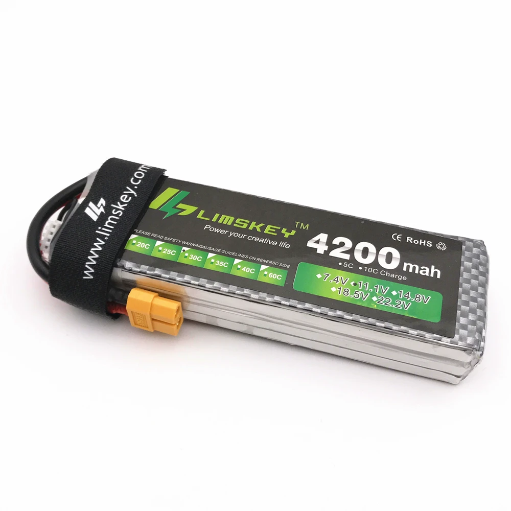 Lipo 3s 11 1 v 4200mAh батарея 30C Limskey XT60 или T вилка 3 шт литиевые батареи для