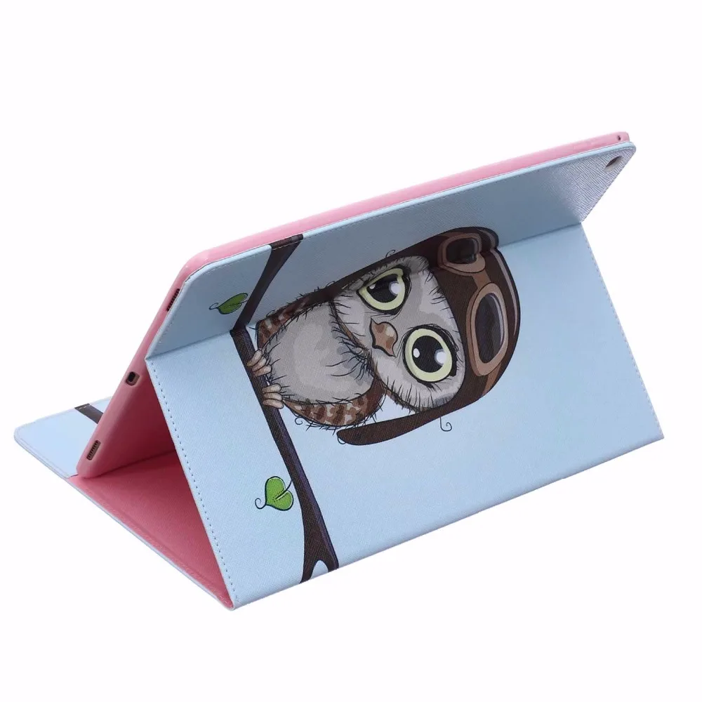 Чехол для iPad Pro 9 7 дюйма от garunk с рисунком милой совы кожаный защитный чехол