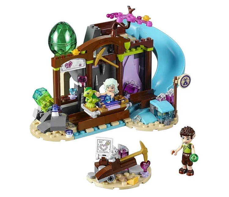 Элитные драгоценные Crystal Mine 41177 Building Block модель игрушечные лошадки для детей Бела